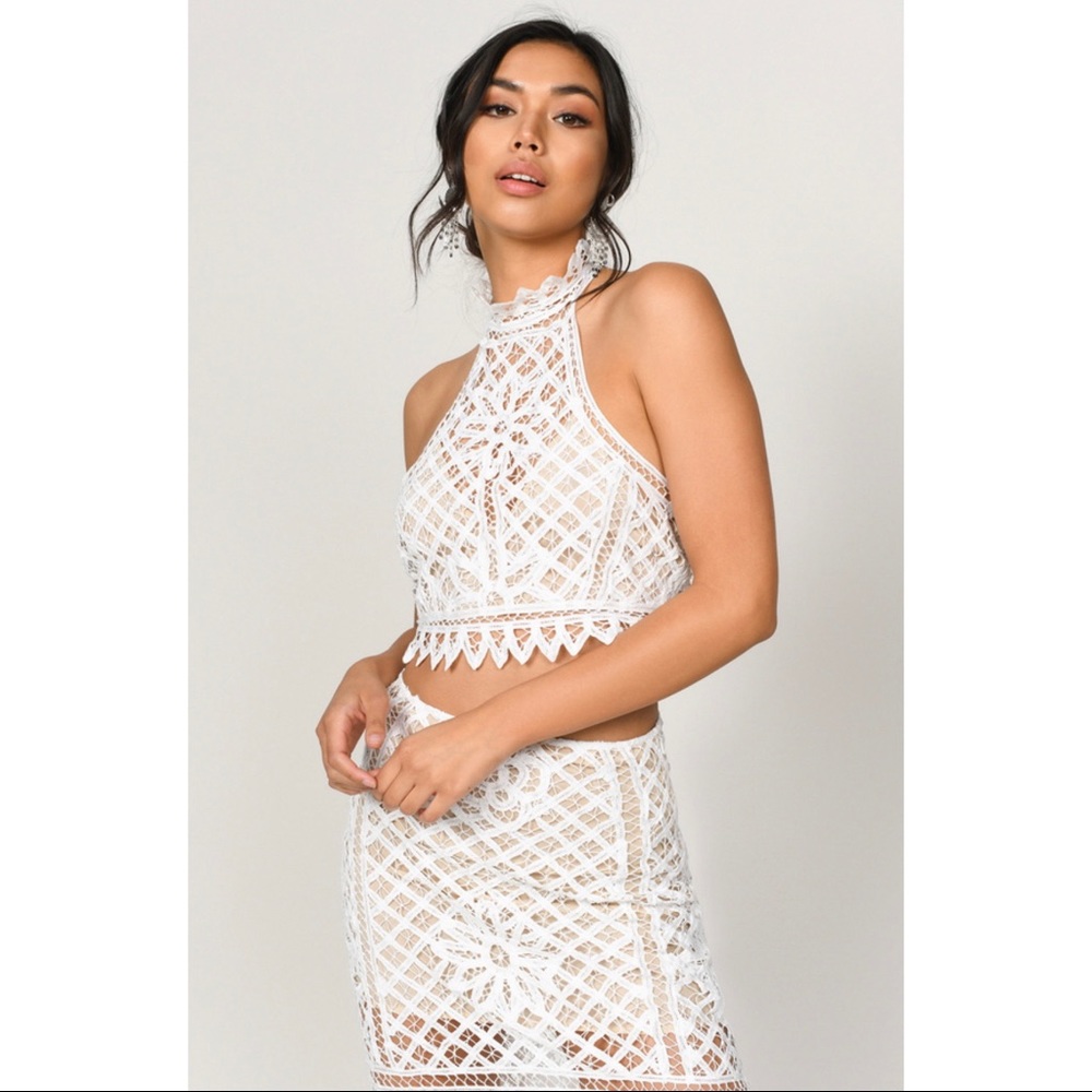 White two piece